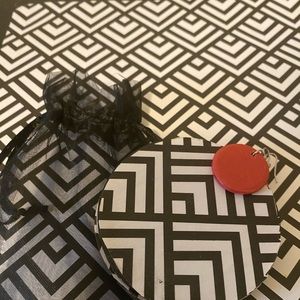 Black/White Earrings